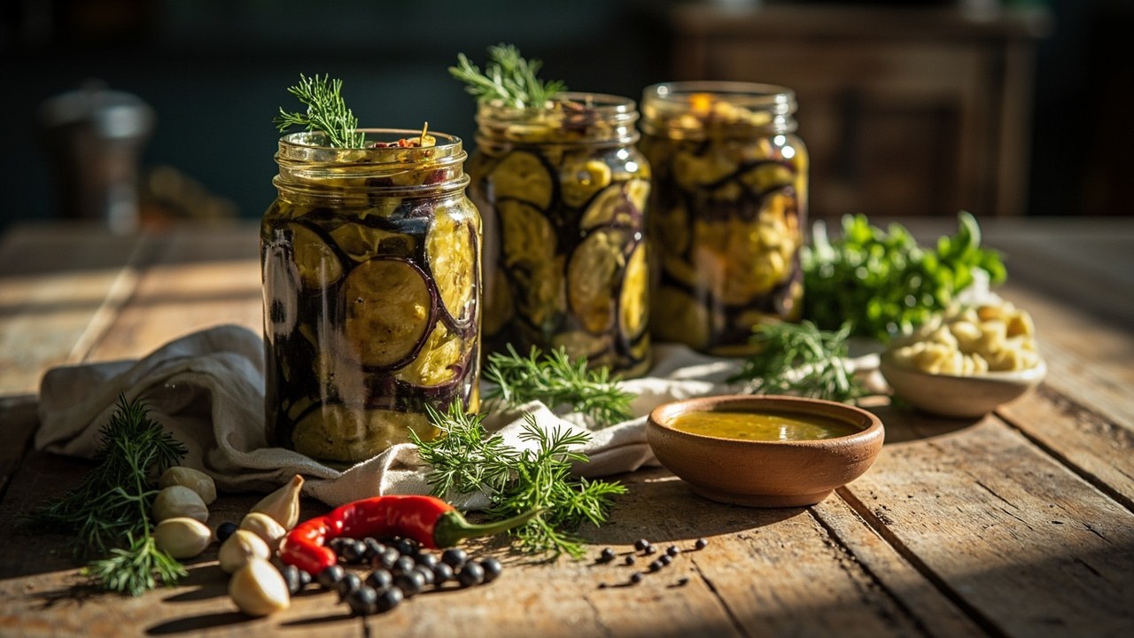 мариновані баклажани суточні