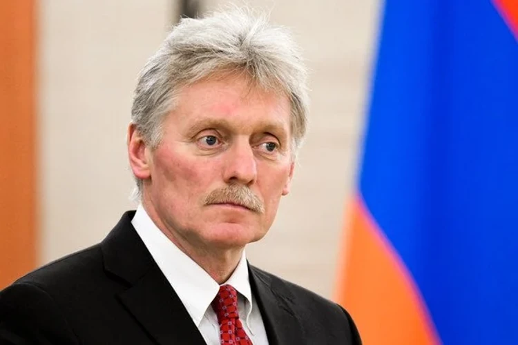 Пєсков під час брифінгу в Москві