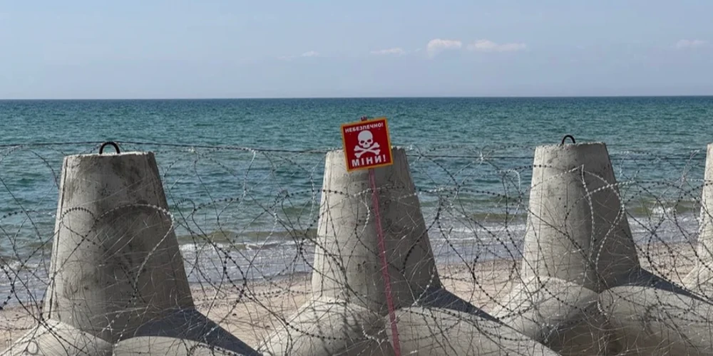 Узбережжя Чорного моря біля села Коблеве (фото: Суспільне Миколаїв / Олександр Гордієнко)
