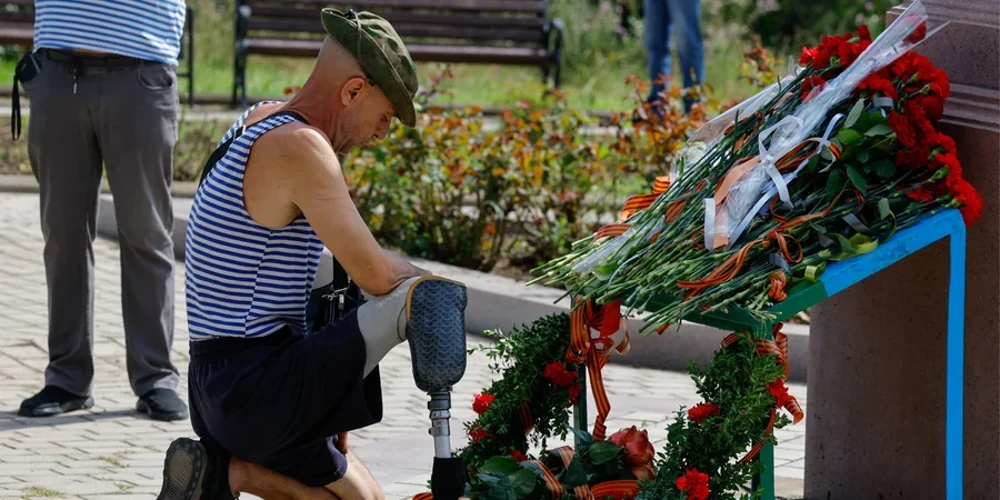 Російські військові на території військової частини під час перевірки мобілізаційної готовності