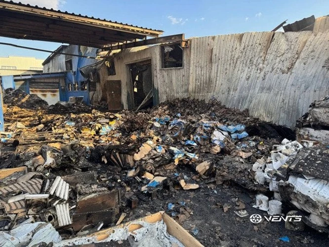 Руйнування на площах підприємства «Вентиляційні системи» у Боярці