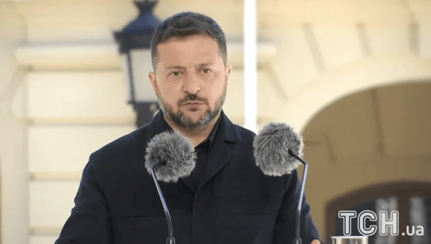 Президент України Володимир Зеленський під час звернення