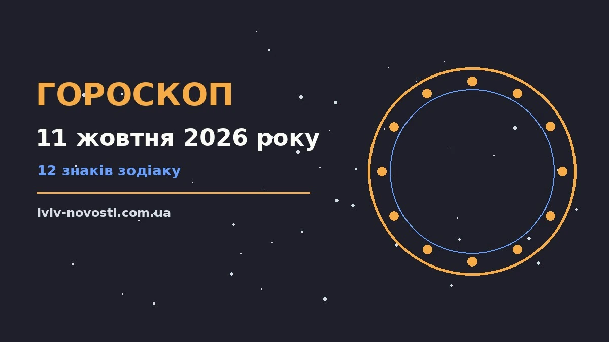 Гороскоп на 11 жовтня 2026 року: ритм дня для 12 знаків для грошей і кохання