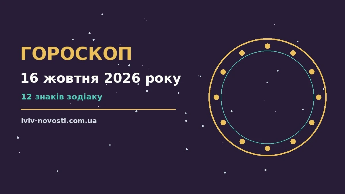 Гороскоп на 16 жовтня 2026 року: ритм дня для 12 знаків для грошей і кохання