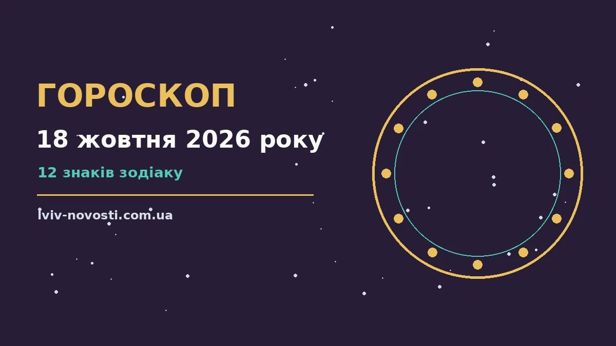 Гороскоп на 18 жовтня 2026 року: ритм дня для 12 знаків для грошей і кохання
