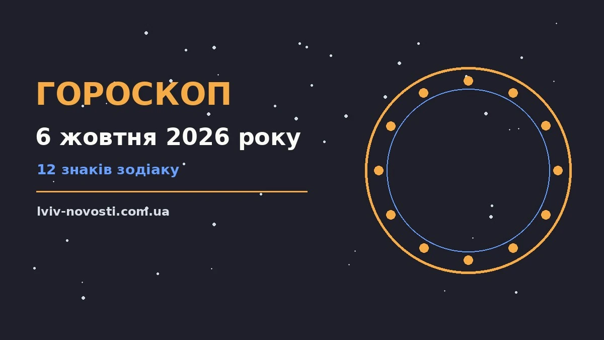 Гороскоп на 6 жовтня 2026 року: ритм дня для 12 знаків для грошей і кохання